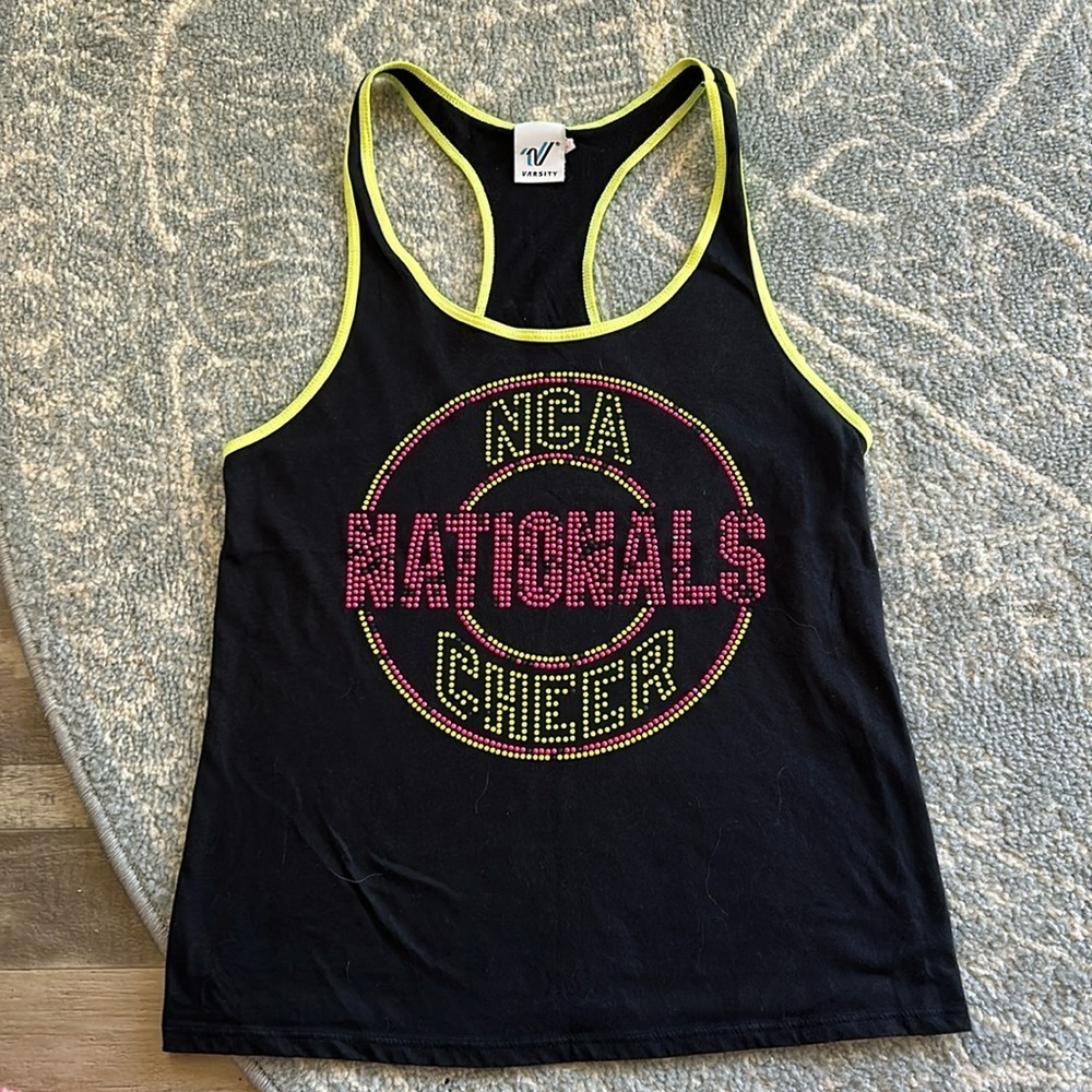 Vartisy neon NCA nationals cheer tank